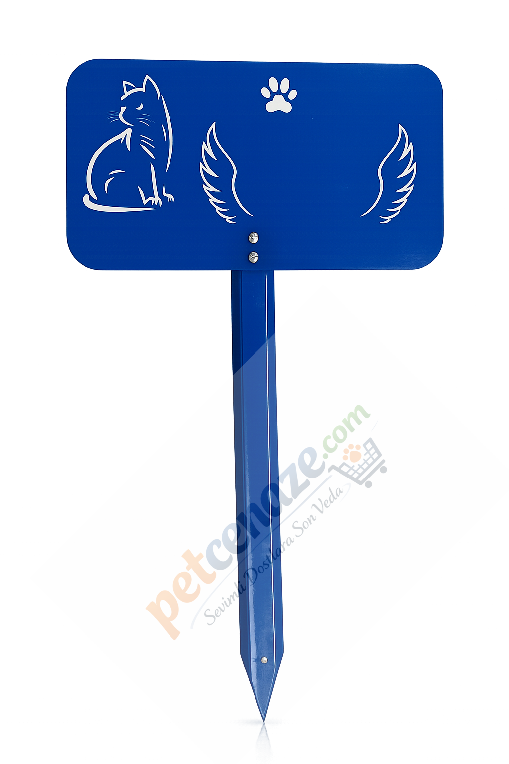 ANI LEVHASI (Mezar anıtı) - KEDİ (Mavi)
